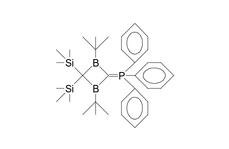 1,3-Di-tert-butyl-4,4-bis(trimethylsilyl)-2-(triphenyl-phosphonium)-1,3-diboret-2-ylide