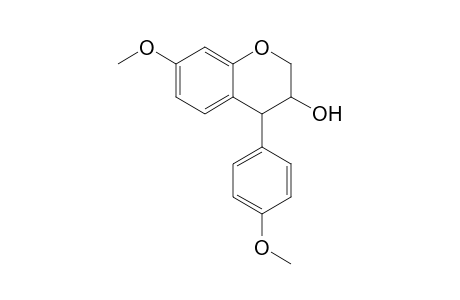 3,4-Dihydro-7-methoxy-4-(4-methoxyphenyl)-2H-1-benzopyran-3-ol