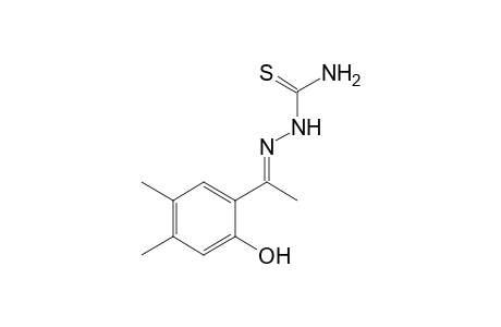 4',5'-DIMETHYL-2'-HYDROXYACETOPHENONE, THIOSEMICARBAZONE