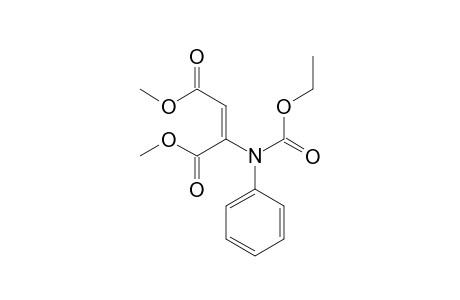 Dimethyl 2-[(ethoxycarbonyl)anilino]-2-butenedioate
