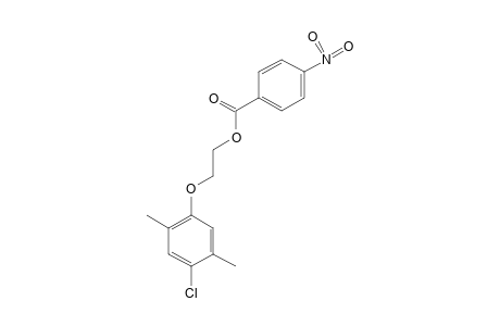 2-(4-CHLORO-2,5-XYLYLOXY)ETHANOL, p-NITROBENZOATE