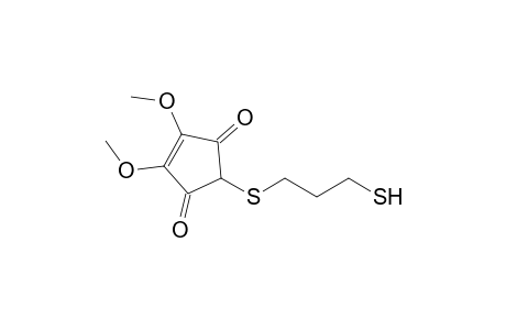 2-(3-mercaptopropylthio)-4,5-dimethoxy-cyclopent-4-ene-1,3-quinone