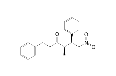 (R,S)-1,5-Diphenyl-4-methyl-6-nitrohexane-3-one