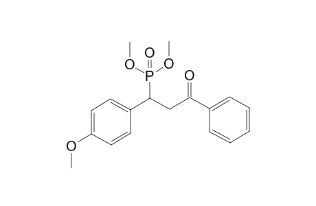 Dimethyl (1-(4-methoxyphenyl)-3-oxo-3-phenylpropyl)phosphonate