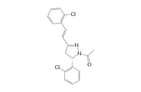 1-ACETYL-5-(2'-CHLOROPHENYL)-3-(2'-CHLOROSTYRYL)-2-PYRAZOLINE