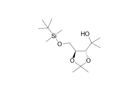 2-[(4R,5S)-5-[[tert-butyl(dimethyl)silyl]oxymethyl]-2,2-dimethyl-1,3-dioxolan-4-yl]-2-propanol
