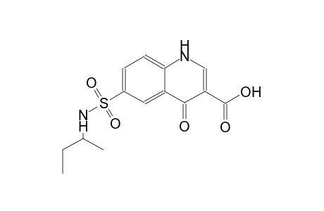 6-[(sec-butylamino)sulfonyl]-4-oxo-1,4-dihydro-3-quinolinecarboxylicacid