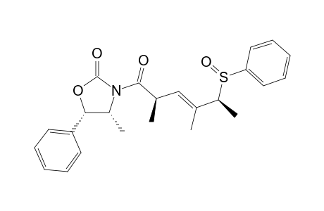 (4R,5S)-3-[(E,2R,5S)-2,4-dimethyl-5-(phenylsulfinyl)hex-3-enoyl]-4-methyl-5-phenyl-1,3-oxazolidin-2-one