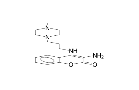 2H-1-benzopyran-2-one, 3-amino-4-[[3-(4-methyl-1-piperazinyl)propyl]amino]-