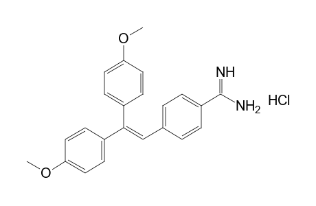 p-[2,2-bis(p-methoxyphenyl)vinyl]benzamidine, hydrochloride