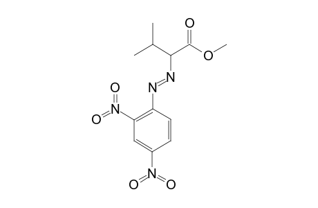 Methyl [2,4-dinitrophenylhydrazono] .alpha.-ketoisovalerianate