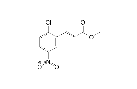 2-Propenoic acid, 3-(2-chloro-5-nitrophenyl)-, methyl ester
