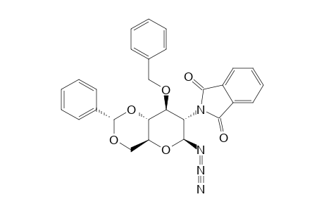 4,6-O-BENZYLIDENE-3-O-BENZYL-2-DEOXY-2-PHTHALIMIDO-BETA-D-GLUCOPYRANOSYL-AZIDE