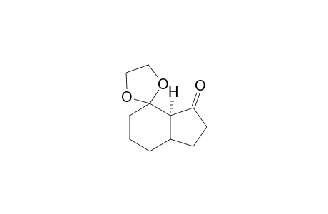 (3'aR)-Hexahydro-spiro[1,3-dioxolane-2,4'-indene]-3'(3'aH)-one