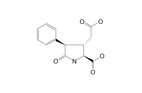 (2S,3S,4R)-3-(carboxymethyl)-5-keto-4-phenyl-proline