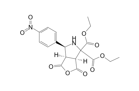 4H-Furo[3,4-c]pyrrole-4,4-dicarboxylic acid, hexahydro-6-(4-nitrophenyl)-1,3-dioxo-, diethyl ester, (3a.alpha.,6.beta.,6a.alpha.)-