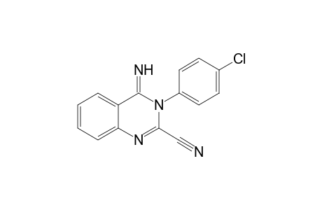 3-(4-Chlorophenyl)-4-imino-3,4-dihydroquinazoline-2-carbonitrile