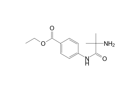 4-[(2-amino-2-methyl-1-oxopropyl)amino]benzoic acid ethyl ester