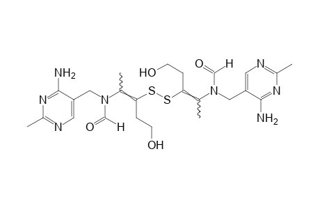 N,N'-{dithiobis[2-(2-hydroxyethyl)-1-methylvinylene}bis{N-[(4-amino-2-methyl-5-pyrimidinyl)methyl]formamide}