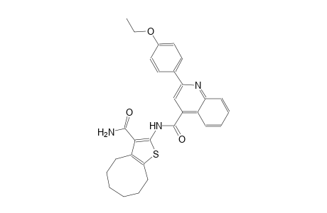 N-[3-(aminocarbonyl)-4,5,6,7,8,9-hexahydrocycloocta[b]thien-2-yl]-2-(4-ethoxyphenyl)-4-quinolinecarboxamide