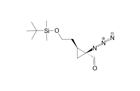 (Z)-1-Azido-2-[2-(tert-butyldimethylsiloxyethyl]cyclopropanecarbaldehyde