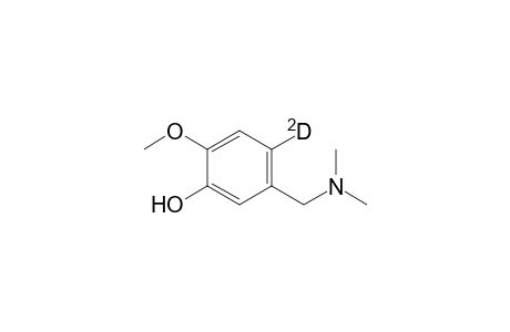 4-Deuterio-5-[(dimethylamino)methyl]-2-methoxyphenol