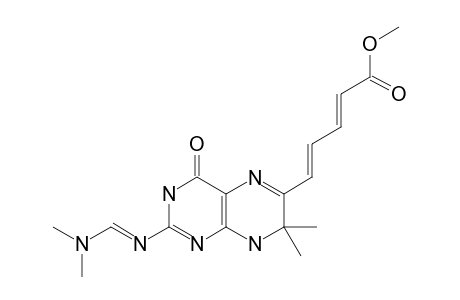 7,8-DIHYDRO-7,7-DIMETHYL-2-(N,N-DIMETHYLAMINOMETHYLENEAMINO)-6-(4-METHOXYCARBONYLBUTA-1,3-DIENYL)-PTERIDIN-4(3H)-ONE