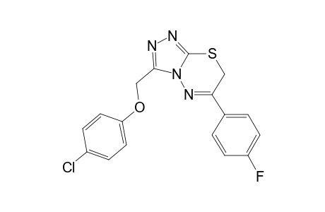 3-[(4-chloranylphenoxy)methyl]-6-(4-fluorophenyl)-7H-[1,2,4]triazolo[3,4-b][1,3,4]thiadiazine