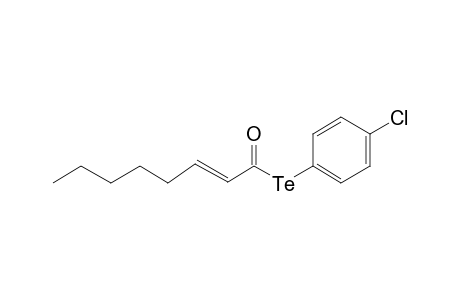 p-Chlorophenyl oct-2-en-telluroloate