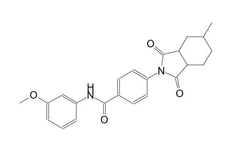 benzamide, N-(3-methoxyphenyl)-4-(octahydro-5-methyl-1,3-dioxo-2H-isoindol-2-yl)-