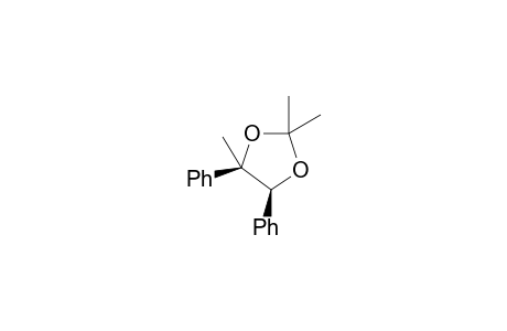 cis-2,2,4-trimethyl-4,5-diphenyl-1,3-dioxolane