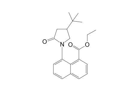 8-(4-tert-butyl-2-keto-pyrrolidino)naphthalene-1-carboxylic acid ethyl ester
