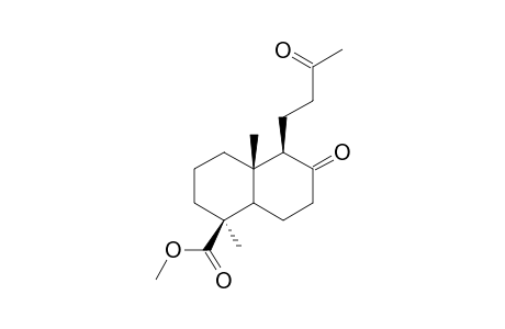 Methyl 8,13-dioxo-14,15,17-trinor-labdan-19-oate