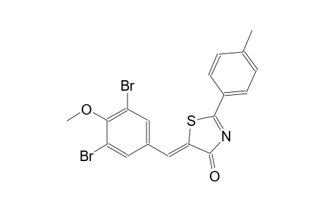 (5Z)-5-(3,5-dibromo-4-methoxybenzylidene)-2-(4-methylphenyl)-1,3-thiazol-4(5H)-one