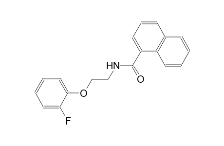 1-naphthalenecarboxamide, N-[2-(2-fluorophenoxy)ethyl]-