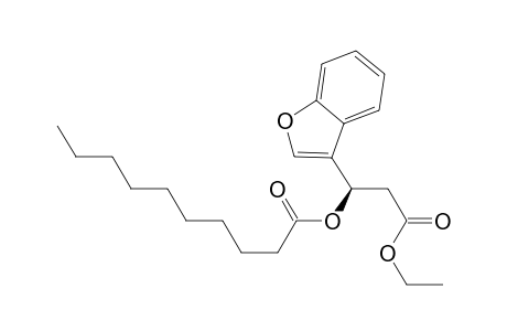 (R)-1-(Benzofuran-3-yl)-3-ethoxy-3-oxopropyl decanoate