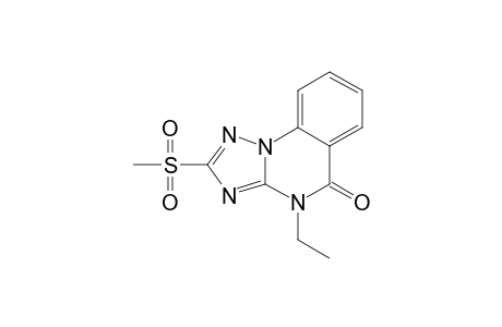 4-ETHYL-2-METHYLSULFONYL-[1,2,4]-TRIAZOLO-[1,5-A]-QUINAZOLIN-5-ONE