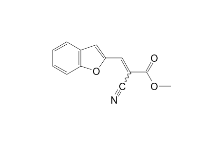 alpha-cyano-2-benzofuranacrylic acid, methyl ester
