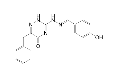 4-hydroxybenzaldehyde (6-benzyl-5-oxo-2,5-dihydro-1,2,4-triazin-3-yl)hydrazone