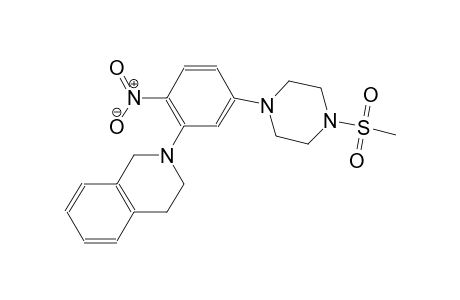 isoquinoline, 1,2,3,4-tetrahydro-2-[5-[4-(methylsulfonyl)-1-piperazinyl]-2-nitrophenyl]-