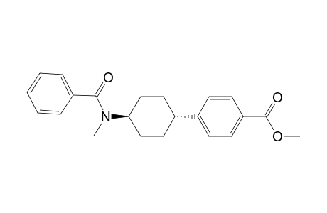 Methyl 4-(trans-4-(N-methylbenzamido)cyclohexyl)benzoate