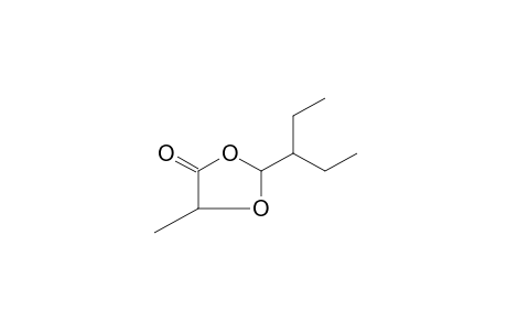 2-(1-ethylpropyl)-5-methyl-1,3-dioxolan-4-one