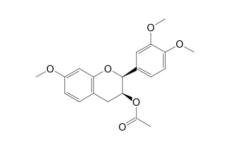 (2S,3S)-cis-7,3',4'-Trimethoxy-3-O-acetylflavan