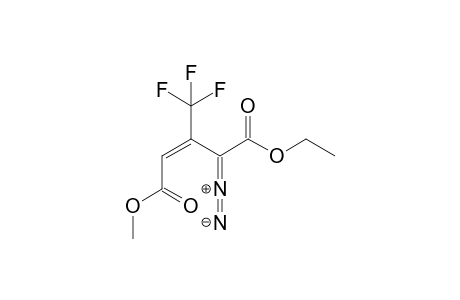 Ethyl (E)-2-diazo-4-methoxycarbonyl-3-trifluoromethylbut-3-enoate