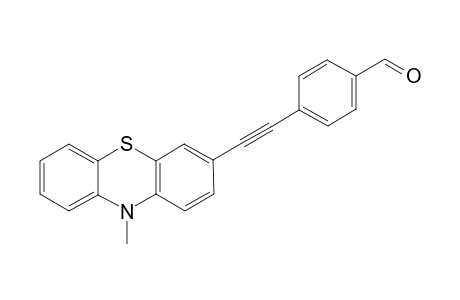 7-[(4'-Formphenyl)ethynyl]-10-methyl-10H-phenothiazine