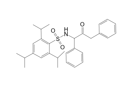N-1-(2-Oxo-1,3-diphenylpropyl)-2,4,6-triisopropyl-1-benzenesulfonamide