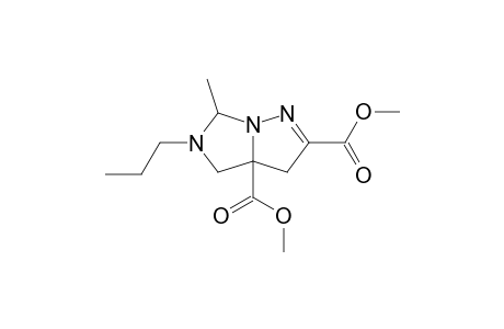 3,5-Dimethoxycarbonyl-8-methyl-7-propyl-1,2.7-triazabicyclo[3.3.0]oct-2-ene