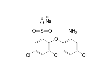 2-(2-amino-4-chlorophenoxy)-3,5-dichlorobenzenesulfonic acid