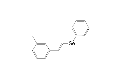 1-methyl-3-[(E)-2-(phenylseleno)ethenyl]benzene