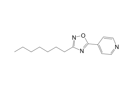 4-(3-Heptyl-1,2,4-oxadiazol-5-yl)pyridine
